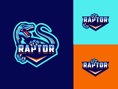 RAPTOR branding design esport icon identity illustration logo marks raptor sport symbol t rex team ui vector