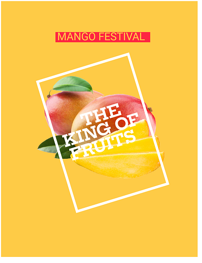 Mango Feastival app design behance design festival fruits graphic illustration illustrator mango