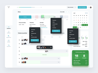 Employee Management - Dashboard dashboard management ui ux webdesign