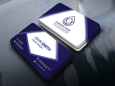 Professional Blue Business Card Template business card business card design business card template creative business card elegant business card luxury business card minimal business card modern modern business card professional business card unique business card