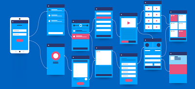 Mobile UI Design Outline design graphic design illustration