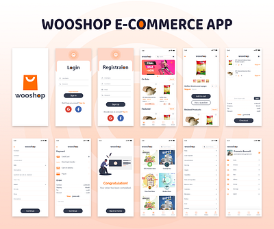 Woo-Commerce Android & IOS Application Design and Developments.