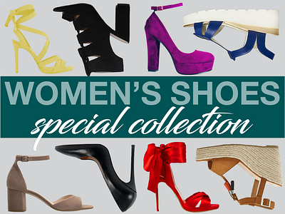 Shoes collection banner