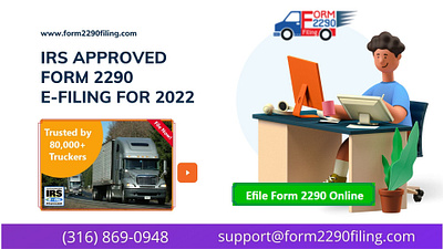 Form 2290 E-file | Cheapest 2290 E file form2290 form2290duedate irs form 2290