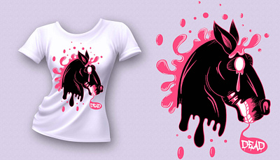 Horse Printed T Shirt Mockup animal print clothing design girls t shirt horse mockup printed t shirt white t shirt