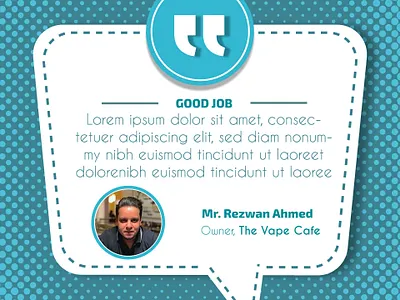 Social Media Post Graphics - Quotation branding flyer graphic design illustration social media typography vector