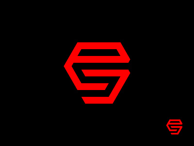 ES Logo by Sabuj Ali on Dribbble