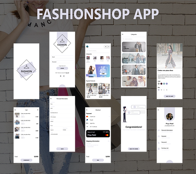 Woo-Commerce Flutter Application for Android and IOS. 3d animation branding design graphic design icon illustration logo motion graphics typography ui ux vector