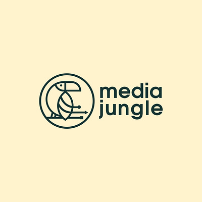Media Jungle branding design graphic design logo