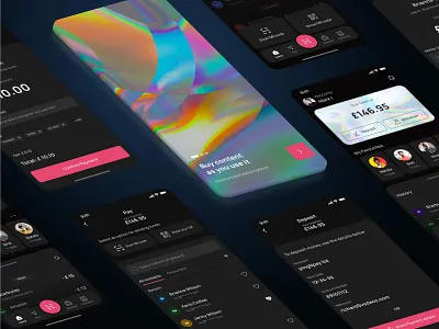 pNp mobile app Isometry app design application business dark dark mode equal finance isometry minimal mobile mobile app product design