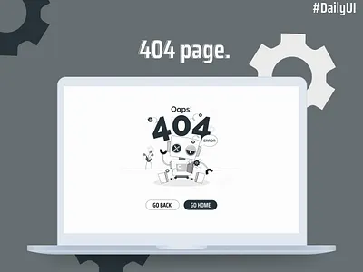 404 Error Page UI design illustration illustrations ui uiux