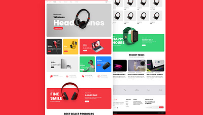 E commerce Website design branding graphic design logo