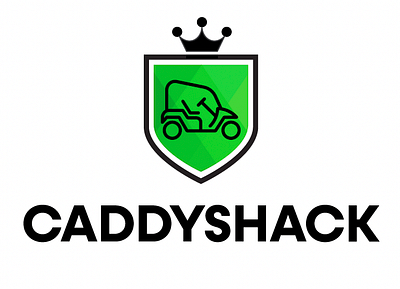 Caddyshack Golf Car Logo branding flat logo vector