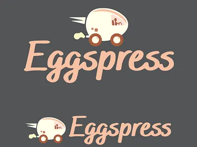Egg Express Logo Design 3d animation art branding clean design free logo design templates free logo maker graphic design illustration logo motion graphics vector