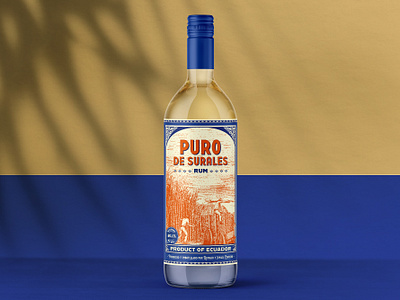 Puro de Surales label design branding design graphic design label label design packaging vintage