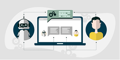 Natural Language Processing design illustration