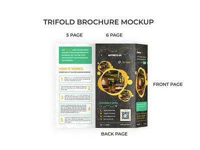 Trifold Brochure Design adobe illustrator adobe indesign adobe photoshop branding brochure business brochure company brochure design illustration trifold design ui