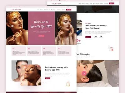 TNC Beauty Spa - Wellness Website Template beauty beauty spa beauty spa webflow spa spa template webflow template