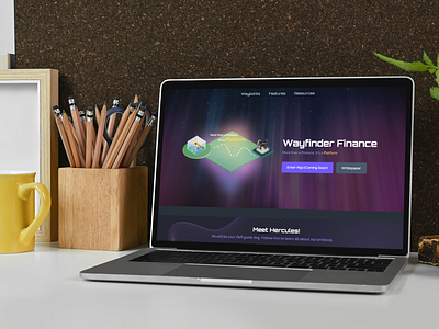 Wayfinder Finance Live Landing Page app branding design graphic design illustration logo typography ui ux vector