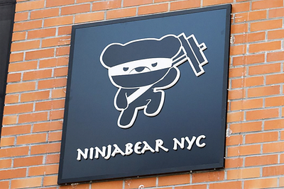 NinjaBear NYC Brand Identity animation athlete bear branding graphic design gym health logo motion graphics