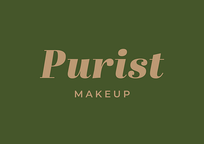 Purist Makeup beauty branding design flat icon icons illustration logo logodesign makeup vector