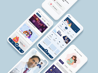 Purno Health App UI app design branding design graphic design mobile app mobile app design mobile ui