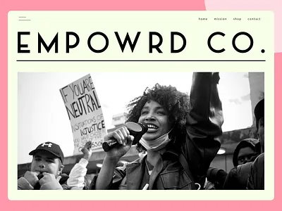 EMPOWRD bipoc black designer branding design edtech landing page mobile design queer queer designer ui ui design ux ux design web design website youth