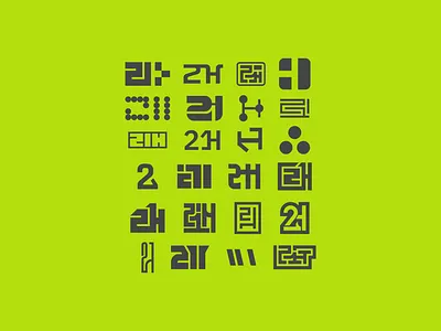 21 Handshake - rebrand logo options (round 1) brand branding design explorations icon identity logo logo design minimal monogram monograms options rebrand rebranding vector