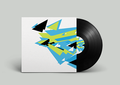 RNDM 012 artwork cover design creative coding electronic music generative generative art illustration javascript minimal random vinyl