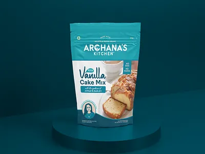 Cake Mix | Packaging Design bakery baking brand identity branding cake cake batter cake mix chef cooking design food graphic design health illustration kitchen logo logo design packaging packaging design visual design