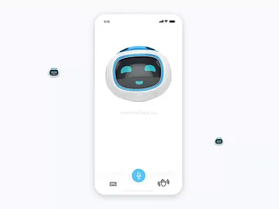Virtual Assistance - AR animation app design flat minimal ui ux virtual