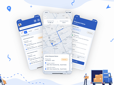 Madar Driver App illustration