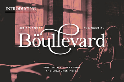 Boullevard beautiful brandings design display display font display type font font design illustration invitation logo serif typeface typography vector