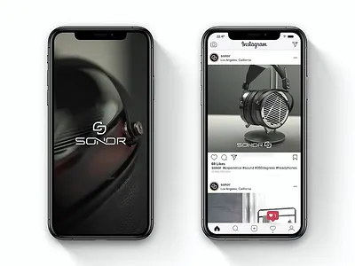 Sonor - Logo Applications (LogoWars) branding design graphic graphicleo headphones logo illustration logo logo wars logotipo logowars marco creativo marcocreativo music sonor sound logo tech logo technological typography vector