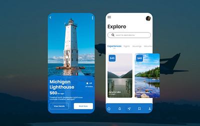 Travel App Concept, IOS App Ui animation app design ios app travel travel app travel app concept travel application travel ui uidesign user interface design