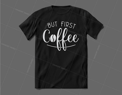 Coffee T-shirt Design coffee coffee tshirt custom tshirt t shirt t shirt design typography typography t shirt