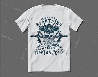 Pirate T-shirt Design captain tshirt custom tshirt pirate t shirt pirete t shirt t shirt design