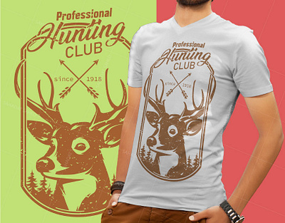 Hunting club T-shirt Design custom design custom tshirt hunting hunting club hunting t shirt t shirt t shirt design