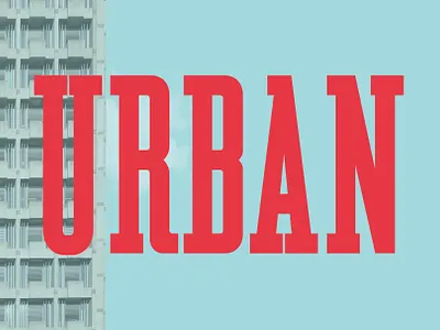 Urban Serif Font brutalist display font handcrafted retro serif serif font typeface typography