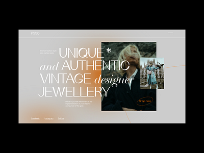 Fashion Web Site dailyui design ecommerce fashon graphic design home homepage identity minimal trand ui design ux ux design web site woman