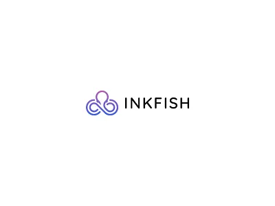 Inkfish Logo Design branding design icon illustration logo typography vector