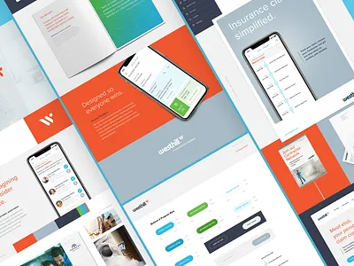 Westhill Brand Board branding insurance insurtech styleguide ui