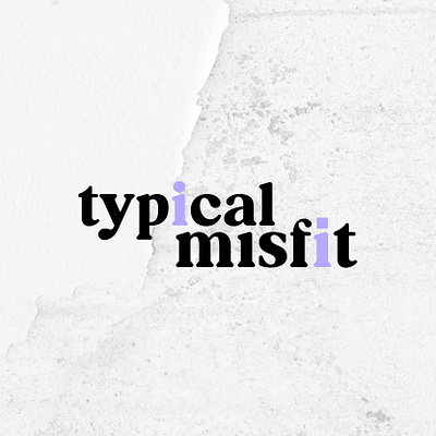 Typical Misfit art artwork concept design graphic design illustration illustrator instagram logo logo design vector