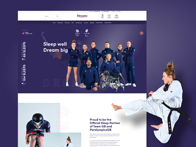 Dreams - Team GB design figma ux