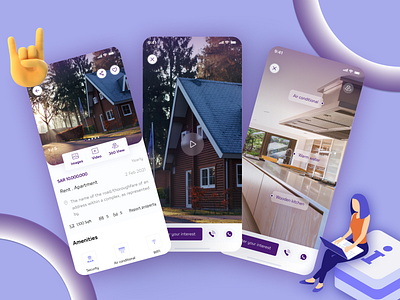 Property Detail Page - Dar Al Arkan App app design ui ux