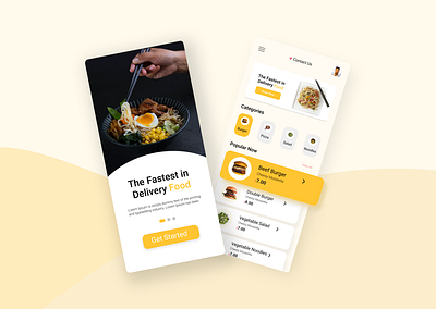 Food Delivery App user interface app design app ui app ui design burger app delivery app food food app food app ui food delivery app mobile app mobile app design noyonbanik trendy app ui ui design ui ux user interface user interface design web design