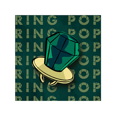 His Pop design icon illustration