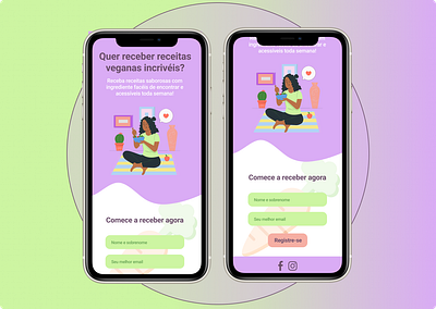 Landing Page - Receitas Veganas