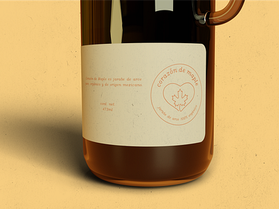 Corazón de Maple Branding 3d branding clean graphic design logo packaging vintage