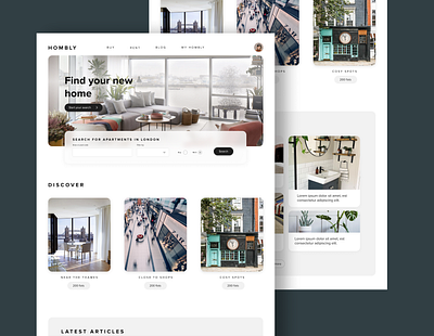 Apartment search website apartment hunt design flat finder product design ui ux web design webpage website design